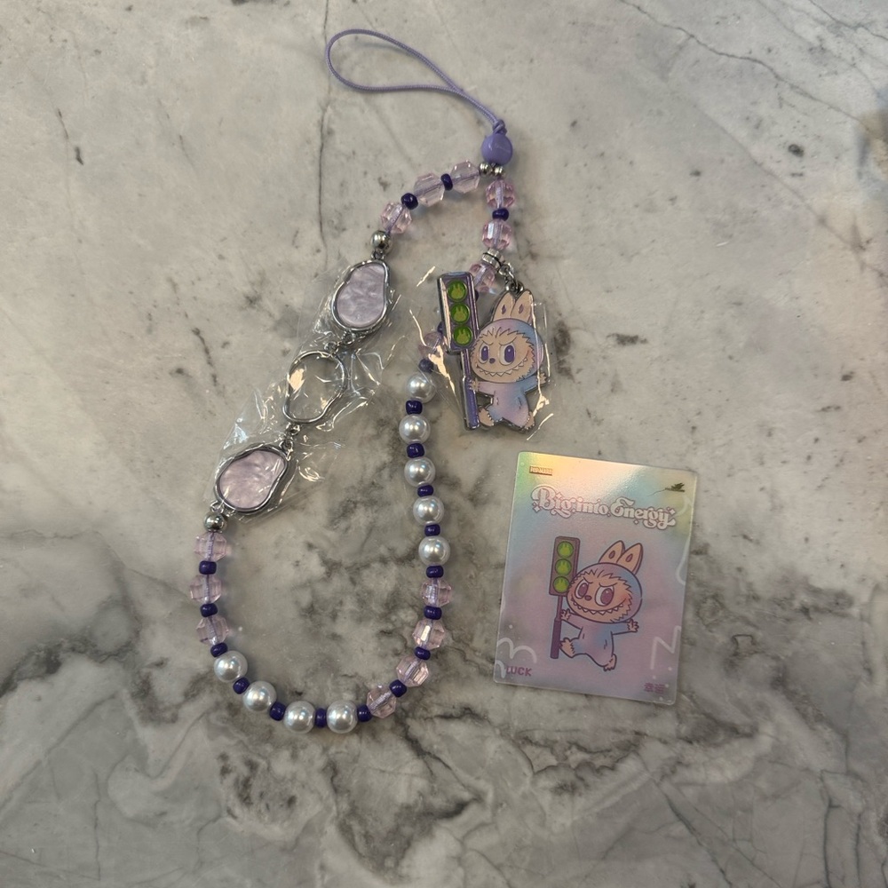 Pop mart Big into energy phone charm Luck unopened box but confirmed luck